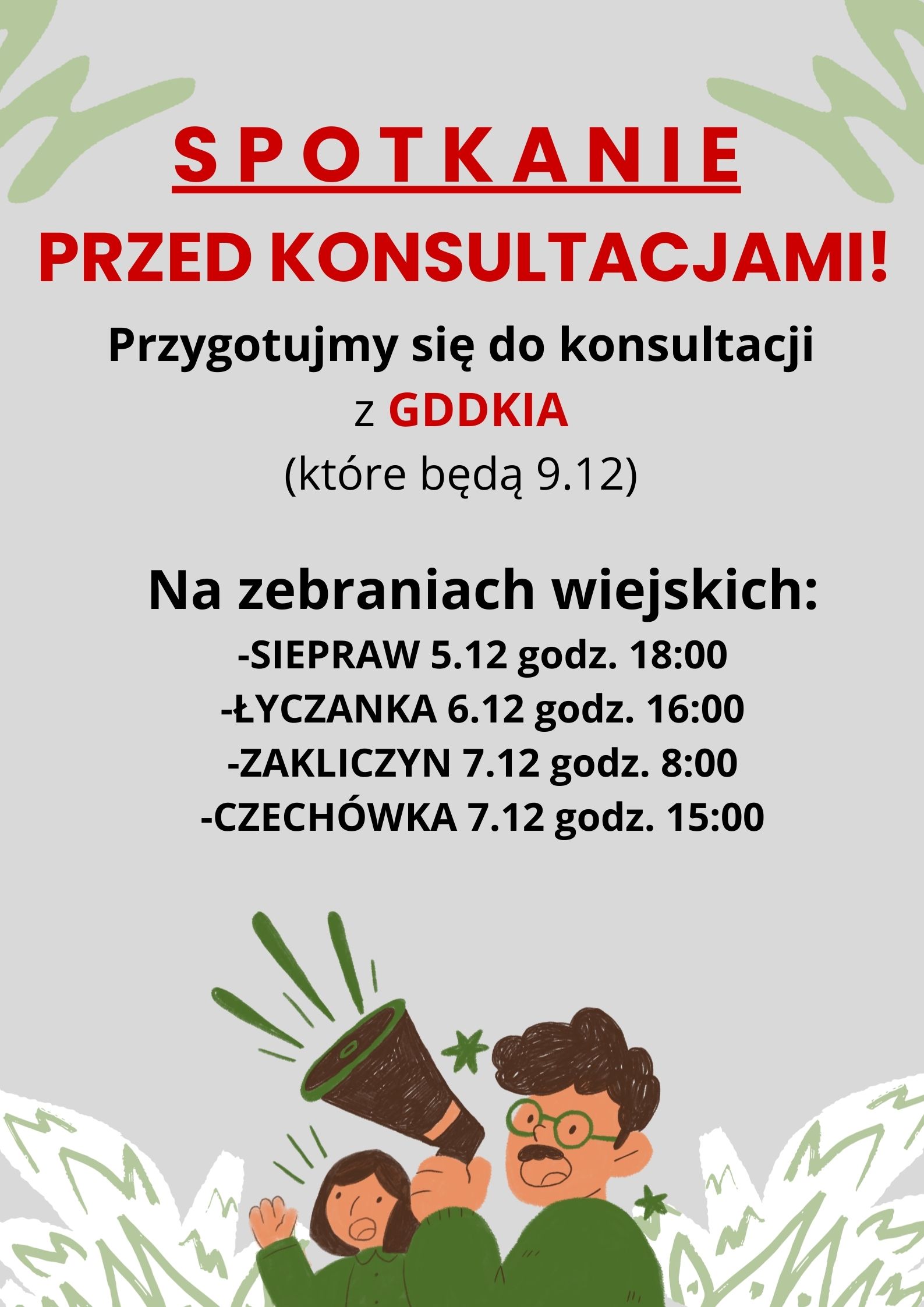 Uwaga, Uwaga, Uwaga! Spotkanie przed konsultacjami z GDDKiA